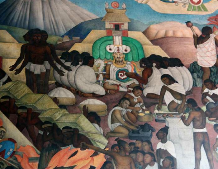 Mural de Quetzalcoatl de Diego Rivera